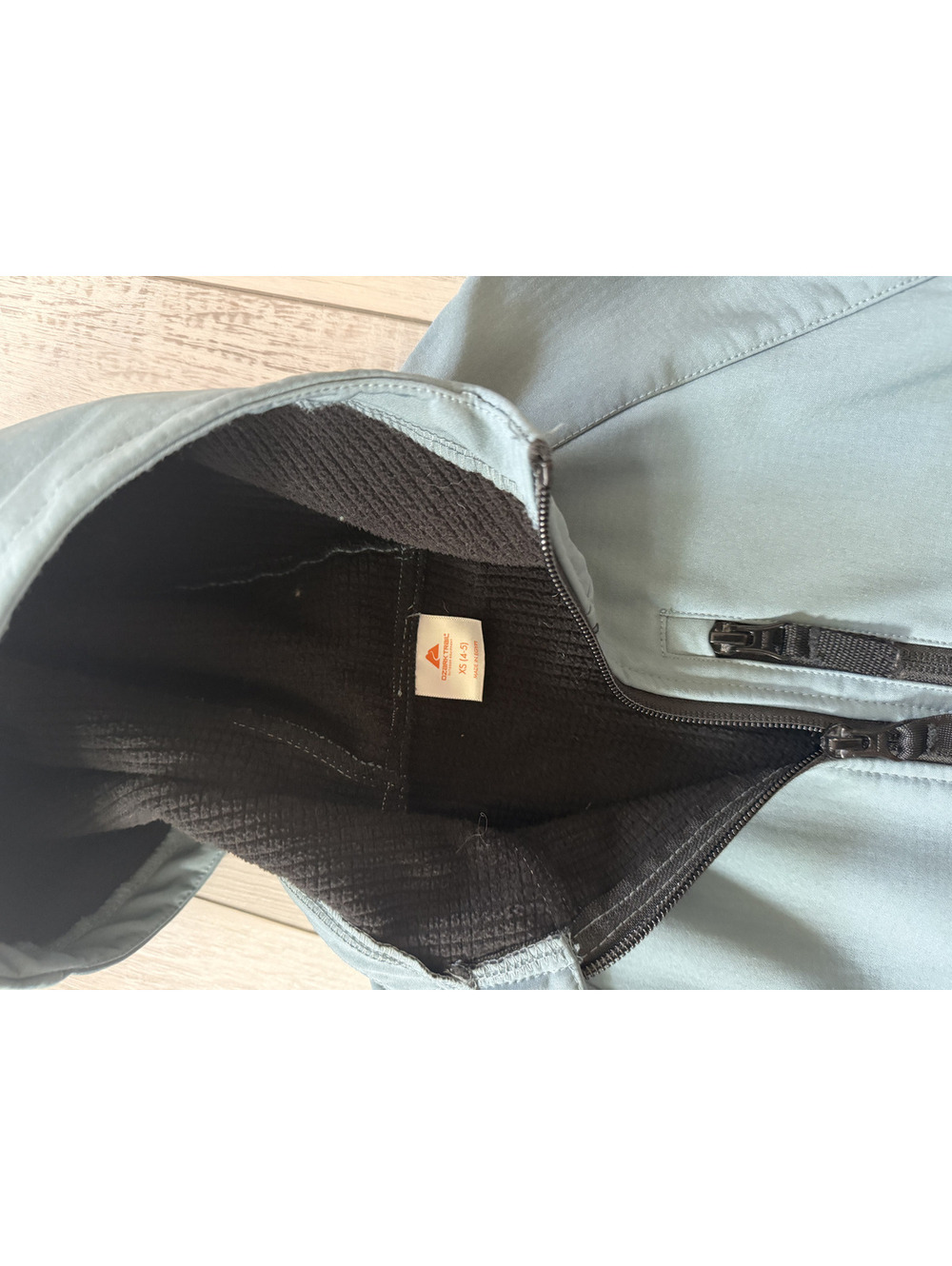 Ozark Trail Gorpcore Spring/Fall Waterproof Hooded Softshell Jacket xs 4T-5T - Picture 3 of 6